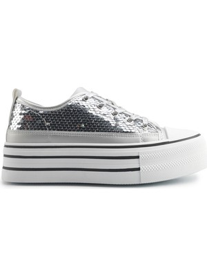 Butigo Gümüş Kadın Sneaker
