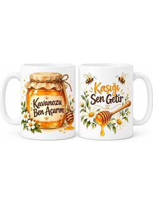 Bezos Bal Molası 2'li Porselen Kupa Seti - Model 592