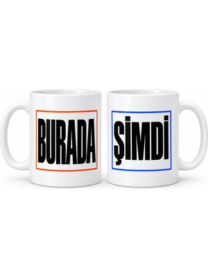 Bezos Burada ve Şimdi 2'li Porselen Kupa Seti - Model 702