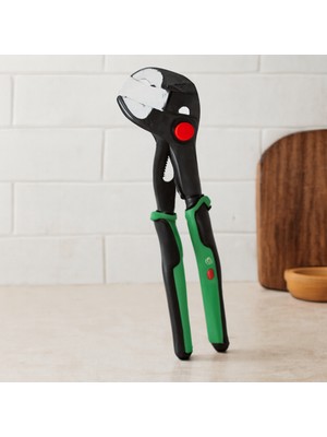 Bezos Papağan Pense 250 mm (0-46 mm Ağız, Ergonomik Sap)