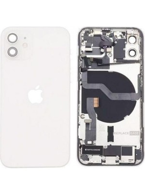 Bezos Iphone 12 Uyumlu Full Dolu Kasa (Beyaz)