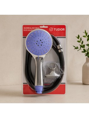 Bezos Vakumlu Silikon Lüks Duş Seti 1.5m - Çok Fonksiyonlu Duş Başlığı, 3 Kademe Mafsal