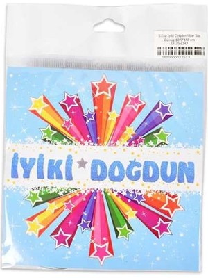 Bezos UZ01.43 Uzar Yazı Iyiki Doğdun 1 Adet