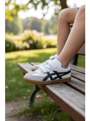 Etayger Çocuk Unisex Sneaker Günlük Cırtlı-Bantlı Filet Spor Ayakkabı