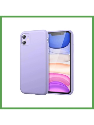 Bezos iPhone 11 Kılıf First Silikon - Lila Mgc