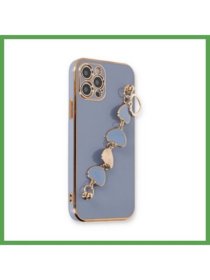 Bezos iPhone 12 Pro Kılıf Esila Silikon - Gri Mgc