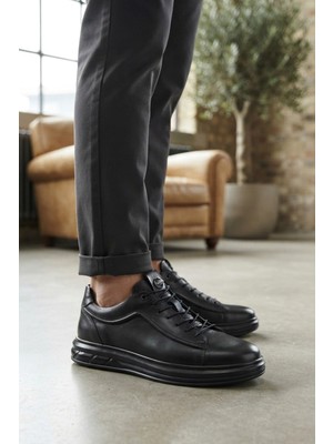 M.P. Siyah Premium Günlük Erkek Sneaker Casual Ayakkabı