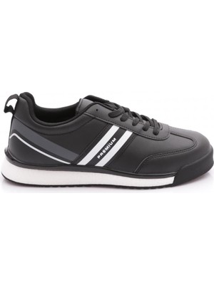 M.P. Siyah Beyaz Premium Günlük Sneaker Erkek Spor Ayakkabı