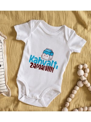 Bk Kids Kahvaltı Zamanı Tasarımlı Bebek Body Zıbın - Model 1 3-6 Ay