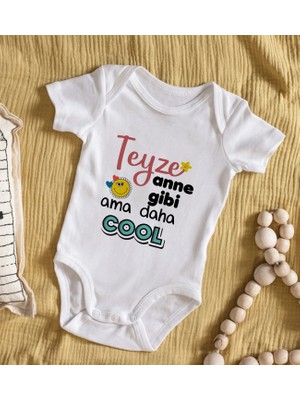 Bk Kids Teyze Anne Gibi Tasarımlı Bebek Body Zıbın - Model 1 3-6 Ay