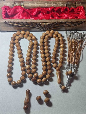 Kehrişah 99 Luk Koleksiyon Boy Kuka Tesbih 12 mm Ceviz Kutusuyla
