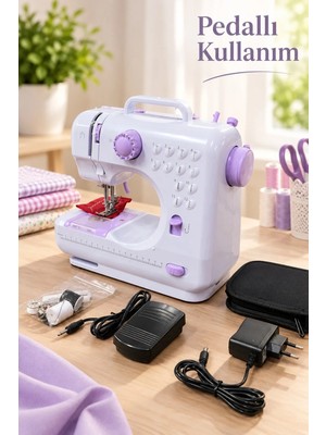 Ersert Ers Taşınabilir Elektrikli Dikiş Makinesi Desen Seçimli