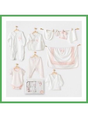 Astraltech AC25551 Newborn Set Pınk Baloons 10'lu Hastane Çıkışı Ekru · Beden: 0-3 Ay · Renk: Ekru Bezoss