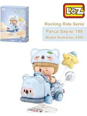 Ersert Koala Sallanma Sürüşü 188 Parça Block Oyuncak