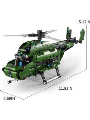 Ersert Askeri Helikopter 2in1 394 Parça Oyun Seti