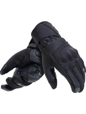 Str Store Livigno Motosiklet Eldiveni Gore-Tex Eldiven Black