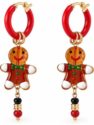 Venüs Design Çelik Murano Yeni Yıl Küpe