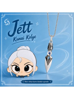 Loot Sepeti Valorant Jett Bıçağı Çelik Kolye Çift Yüzlü