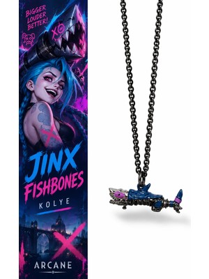 Loot Sepeti Arcane Jinx Fishbones Çelik Kolye
