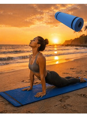 Ersert Ers- 10MM Yoga Matı Mavi