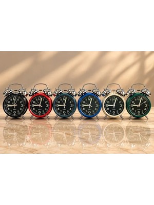 Ersert Ers- Metal Çift Zilli Çalar Saat TCX6458