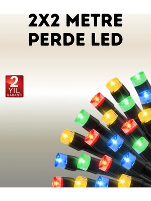 Ersert Ers- Taşınabilir Pil Ile Çalışan LED Işık – 2x2 Metre Perde Modeli