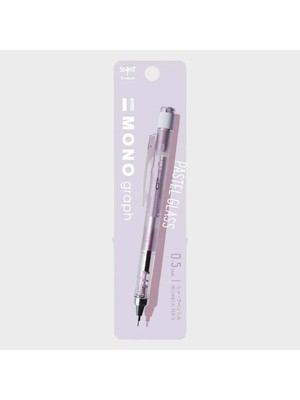 Universal Mekanik Kalem Mono Graph | Özellikler Inovatif Sallama Mekanizmalı Mono Silgi | Sınırlı Sürüm Pastel Cam Rengi | 0,5 mm | Mor