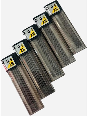 Universal Kalem Ucu 0.5mm 2b, 5 Tüplük Set, 60MM Uzunluk