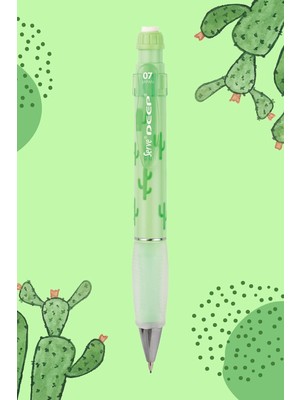 Universal Deep Mekanik Kurşun Klm 07 Mm, Elma Yeşili, Kaktus Deseni
