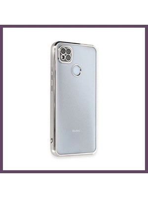 Bezos Redmi 9c Uyumlu Kılıf Lensli Silikon - Gümüş Bhs