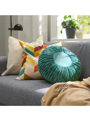 Ikea Syrenbuske Kırlent , Turkuaz, 38 cm