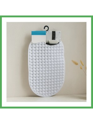 Astraltech Oval Kaydırmaz Banyo Paspası 63 Vantuzlu Plastik 34X65 cm Bezoss