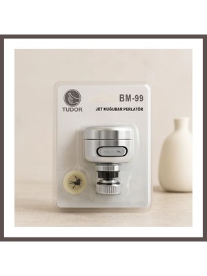 Ecotrend Krom Batarya Ucu Perlatör (Tek Oynar Başlık) ECO123