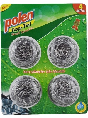 Polen Bulaşık Teli 4lü 2558 1 Adet