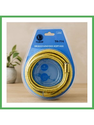 Astraltech Örgülü Duş Hortumu 150 cm Gold Bezoss