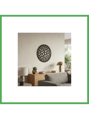 Astraltech Geometrik Desenli Daire Duvar Tablosu Mdf Lazer Kesim Modern Minimal Duvar Süsü Bezoss