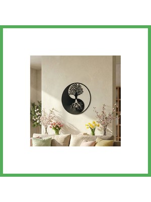 Astraltech Yin Yang Hayat Ağacı Duvar Tablosu Mdf Lazer Kesim Modern Spiritüel Duvar Süsü Bezoss
