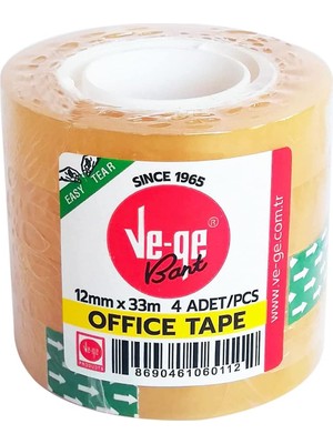 Happy Trend Vege Bant Selefon 12MMX33M 4 Lu Sari Serit (1233)