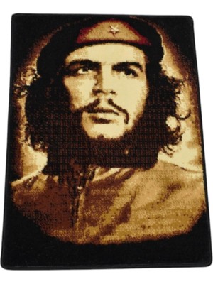 Kilim Antik Portre Che Guevara Tasvirli Duvar Halısı 2204 - Yeni - Çok Renkli