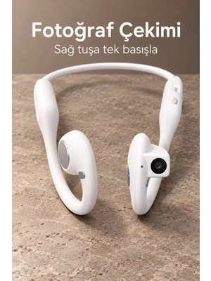 Midas Toptan Home Fotoğraf Çekebilen Bluetooth Kulaklık Mikrofonlu Açık Kulak Tasarım
