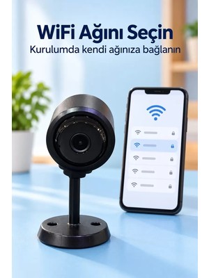 Midas Toptan Home Telefon Bağlantılı Wifi Güvenlik Kamerası