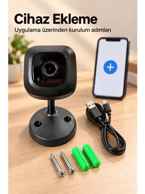Midas Toptan Home Ayarlanabilir Açılı Standlı Güvenlik Kamerası