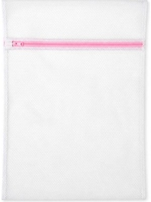 Busstier Fermuarlı Çamaşır Makinesi Filesi, 40X50 cm Giysi ve Ayakkabı Yıkama Torbası, Tekli