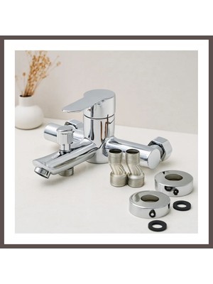Ecotrend Krom Aç-Kapa Banyo Bataryası KTX-2640 ECO123