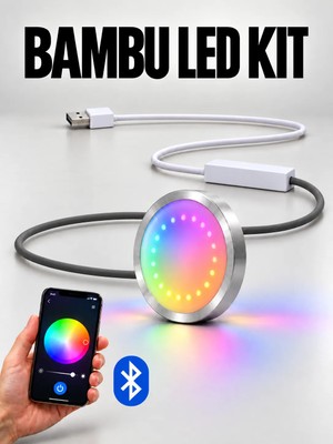 Kaled Bambu Lamp LED Kit Yükseltilmiş Özel Versiyon Alüminyum Gövde