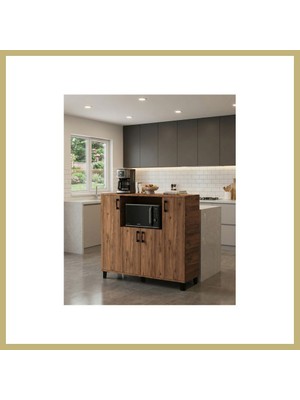 Bezos Mikrodalga Dolabı Atlantik Çam 120 cm Za