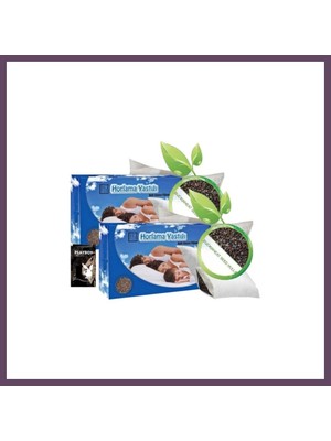 Bezos Mucizevi Anti-Snoring Pillow - Karabuğday Yastığı 50 x 70 cm x 2 Adet + Jel Bhs