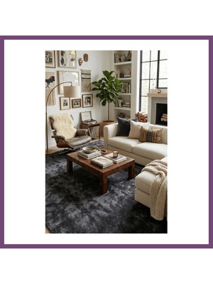 Bezos Youdayhomecollection Poly Peluş Halı Model Oturma Odası Halısı · Ebat: 80X80 Gambera1