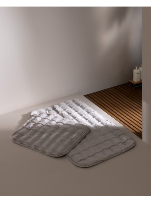 Madame Coco Lorien 2'li Banyo Paspası - Taş