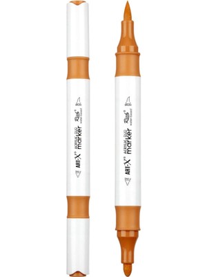 Die Grup Tr Art-X Çift Uçlu Akrilik Marker Çizim Kalemi Her Yüzeye Uygun Kalıcı Mürekkep 1-6 mm Uç KALINLIKLARI,SYFARTXAKRİLİK55